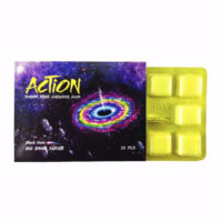 آدامس اکشن بلک هول(دوسیب)12ع35000ف