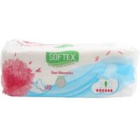 نوار بهداشتی سافتکس مشبک 36ع بزرگ