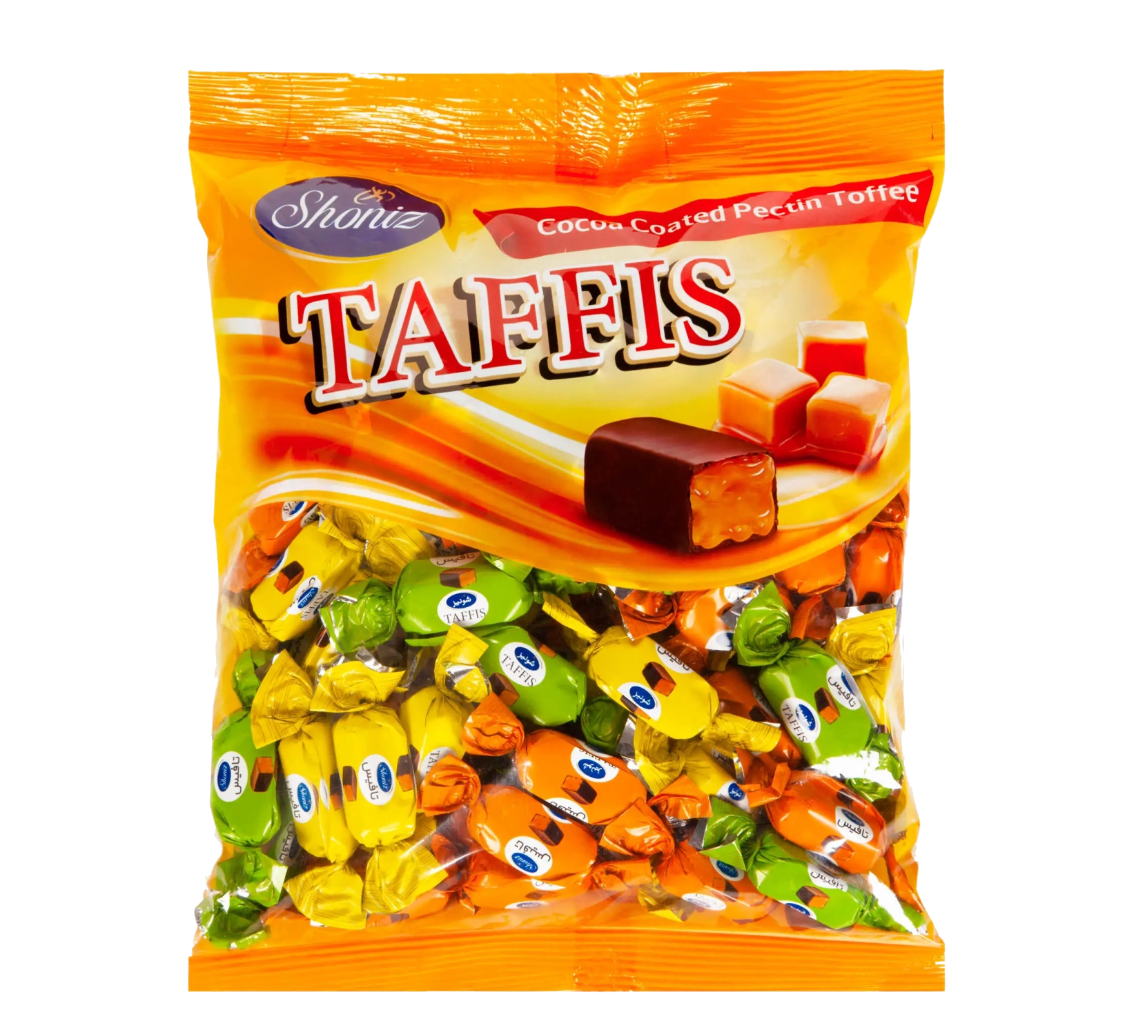 تافی سه رنگ 1کیلو شونیز 6(تافیس)(سردخانه)