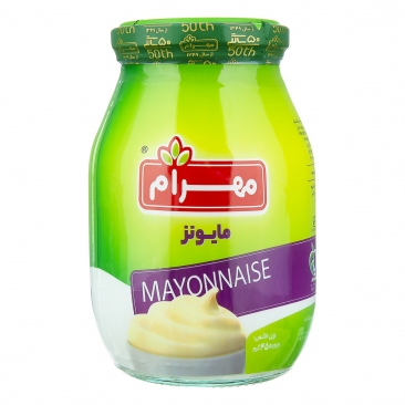 سس مایونز شیشه مهرام 450گرم 12ع360ف