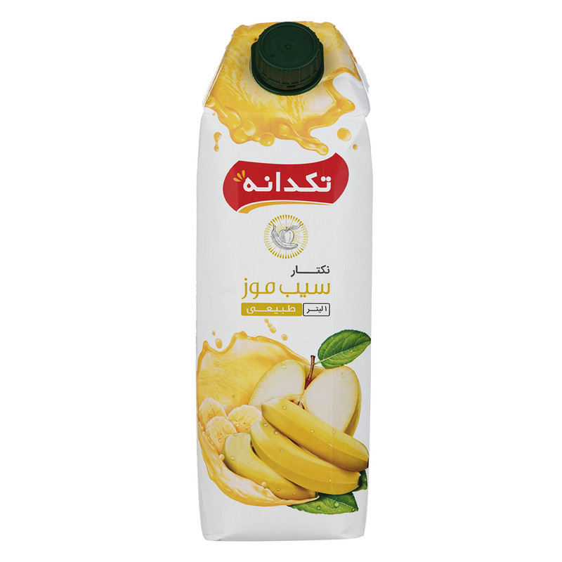 آبمیوه 1لیتری سیب موز تکدانه(12)180ف