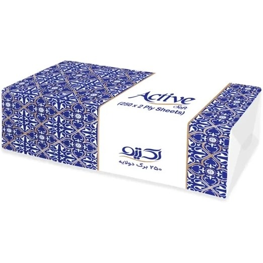 دستمال فله 250برگ اکتیو 16ع