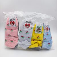 جوراب دخترانه مچی 4ردیف*رنگی