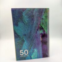 دفتر 50 برگ سیمی 2خط 12ع