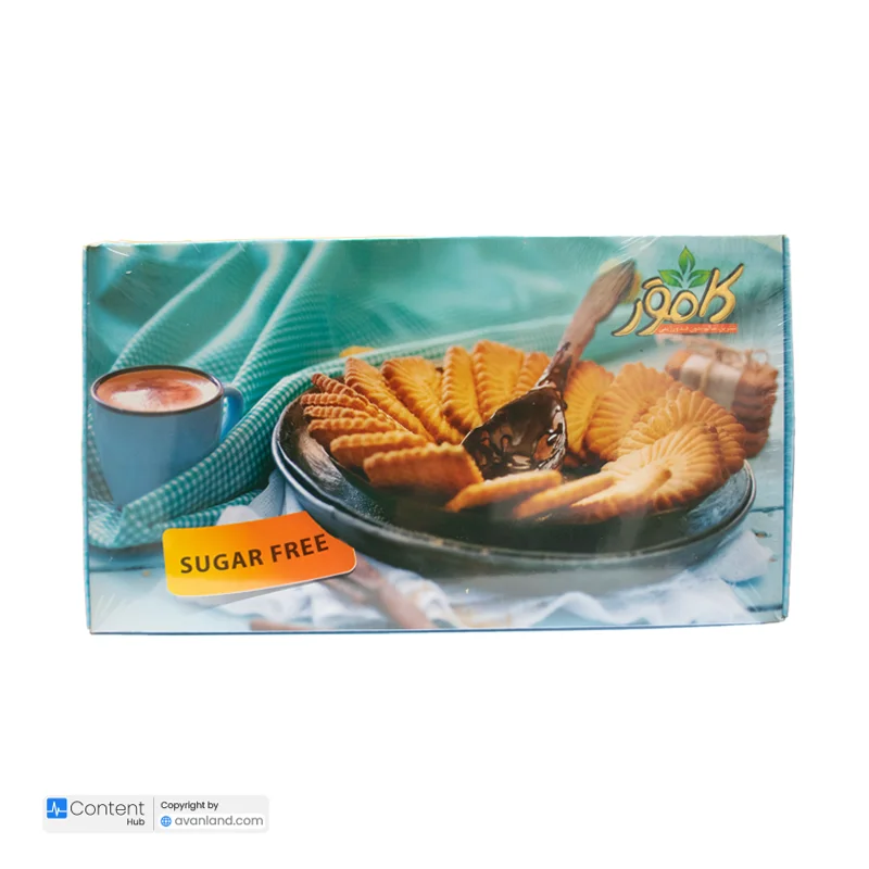 بیسکویت رژیمی وانیلی 700گرم کامور12ع161400ف*
