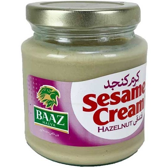 کرم کنجد شیشه310گرم فندق باز (6ع)271000