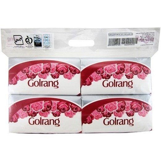 دستمال کاغذی گلرنگ 500برگ 4تایی (9)