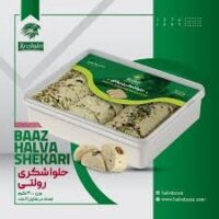 حلوای 3کیلو رولتی باز دورنگ (2ع)جدید