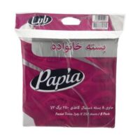 دستمال کاغذی اقتصادی پاپیا 250برگ8تایی(4)
