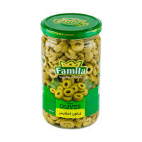 زیتون اسلایس شده 620گ فامیلا(12)255ف