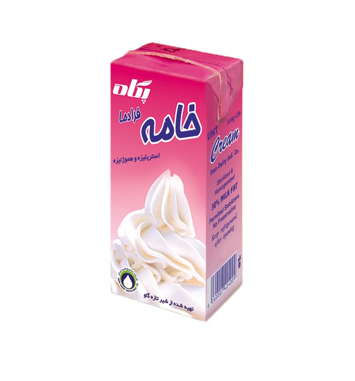 خامه پاکتی پگاه 125گرم