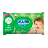 دستمال مرطوب نایلونی سبز 76700ف قدیم مولفیکس(70) 12ع