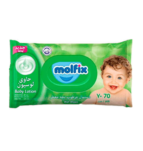 دستمال مرطوب نایلونی سبز 76700ف قدیم مولفیکس(70) 12ع