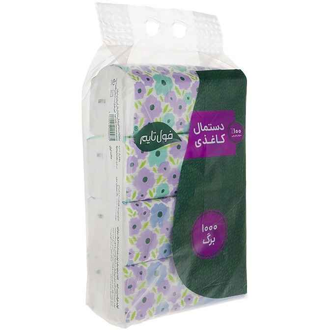 دستمال فول تایم دولایه 250برگ4عددی(8) اقتصادی591800ف