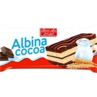 کیک دورنگ وانیلی کاکویی 35 گرم36ع آلبینا