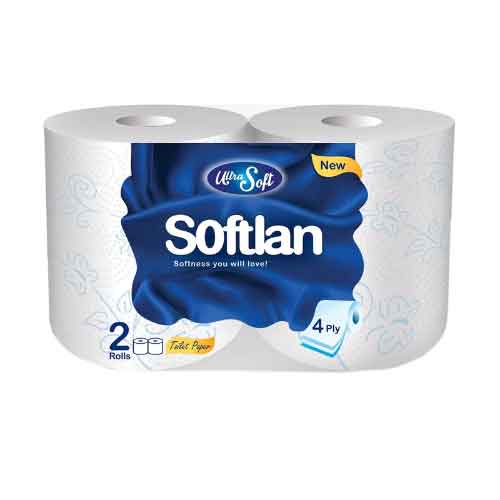 دستمال دوقلوی توالت سافتلن 36ع
