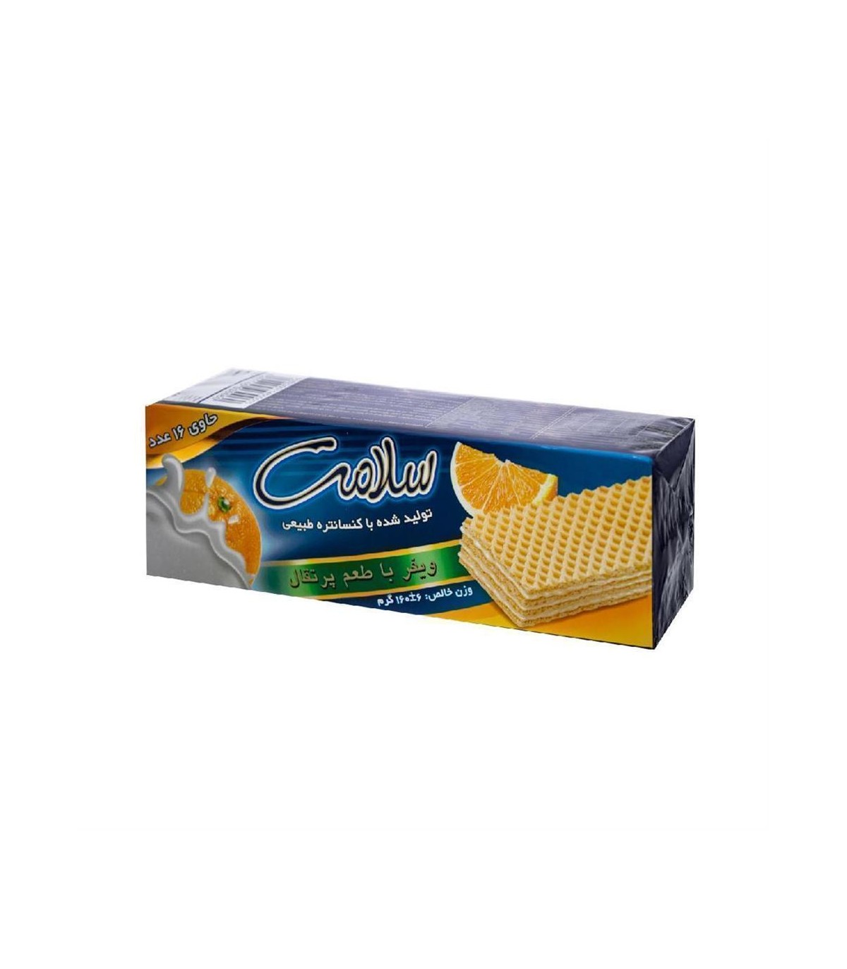 ویفر 160گرم پرتغال سلامت 24ع