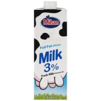 شیر میهن1لیتری پر چرب 12ع