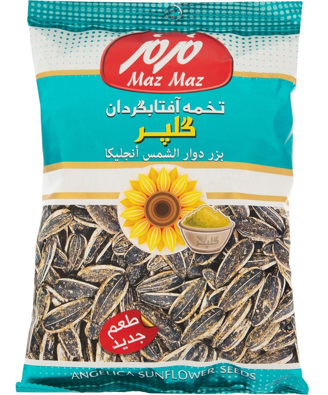 تخمه باپوست گلپر مزمز105گ (16ع)150ف