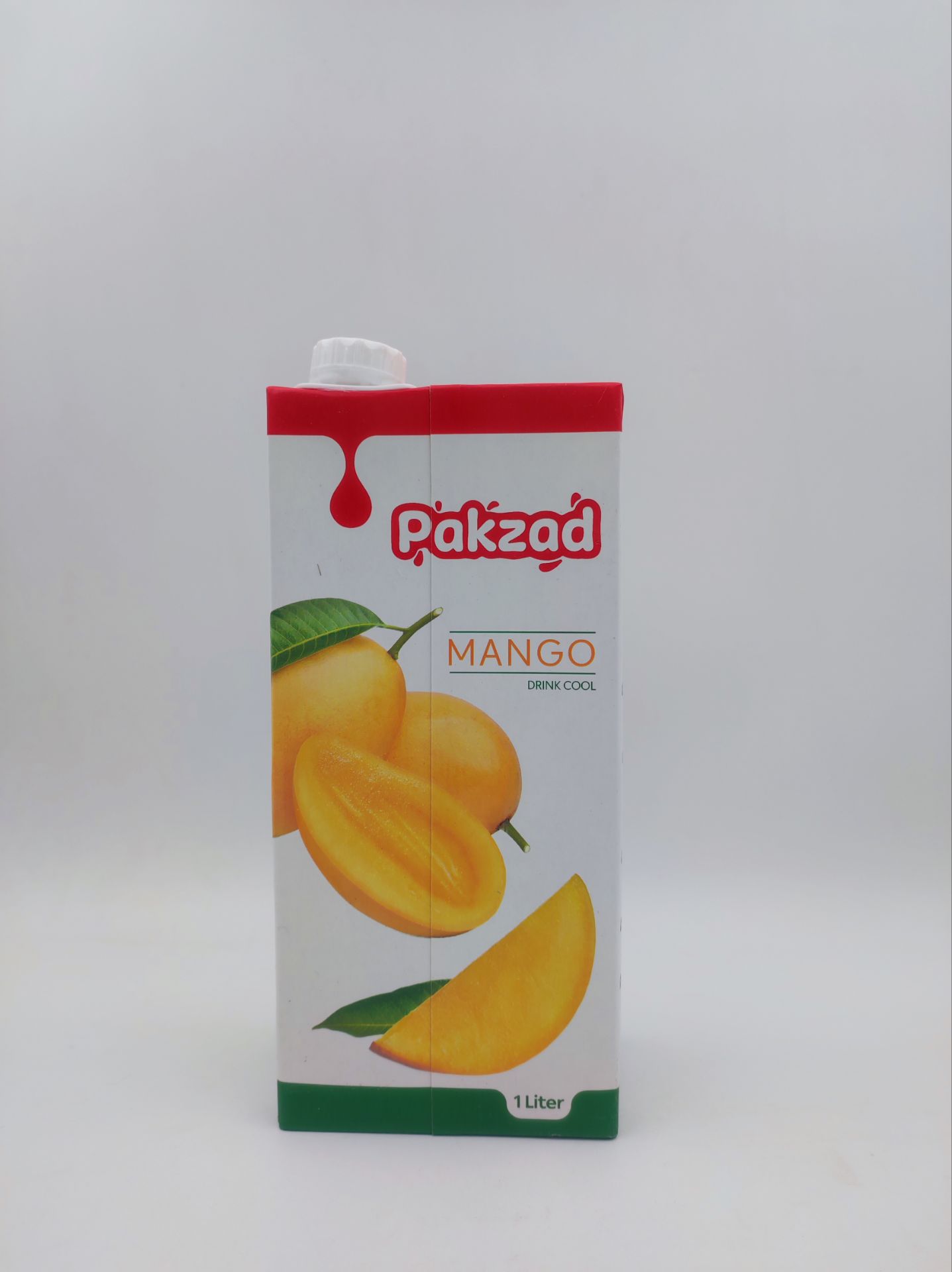 آبمیوه پاکتی پاکزاد1لیتری انبه 12ع
