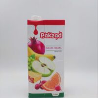 آبمیوه پاکتی  پاکزاد1لیتری چند میوه 12ع
