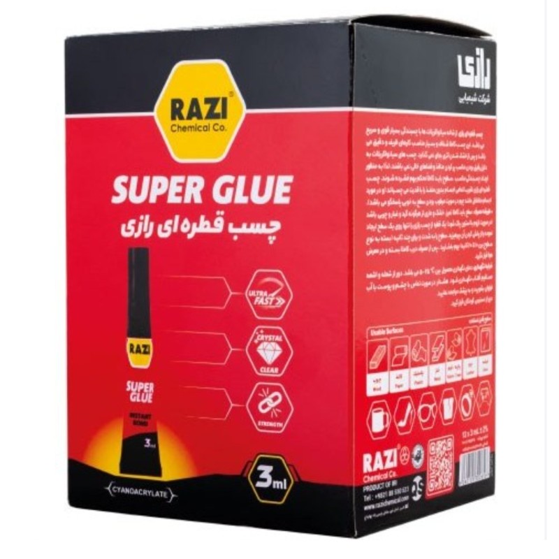 چسب قطره رازی 12ع